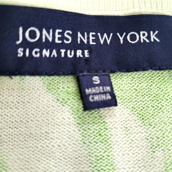 JONES NEW YORK Signature Floral Cotton Cardigan - Picture 4 of 6